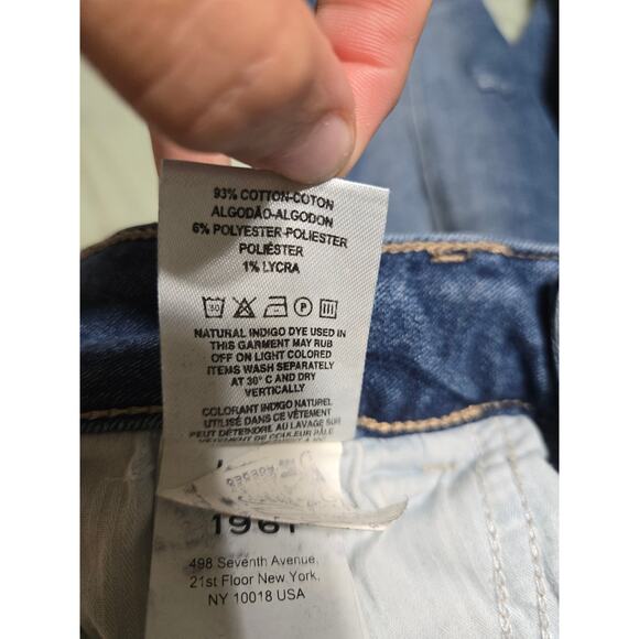 DL 1961 size 25 women's Lara instasculpt cropped flare jeans - Picture 10 of 15